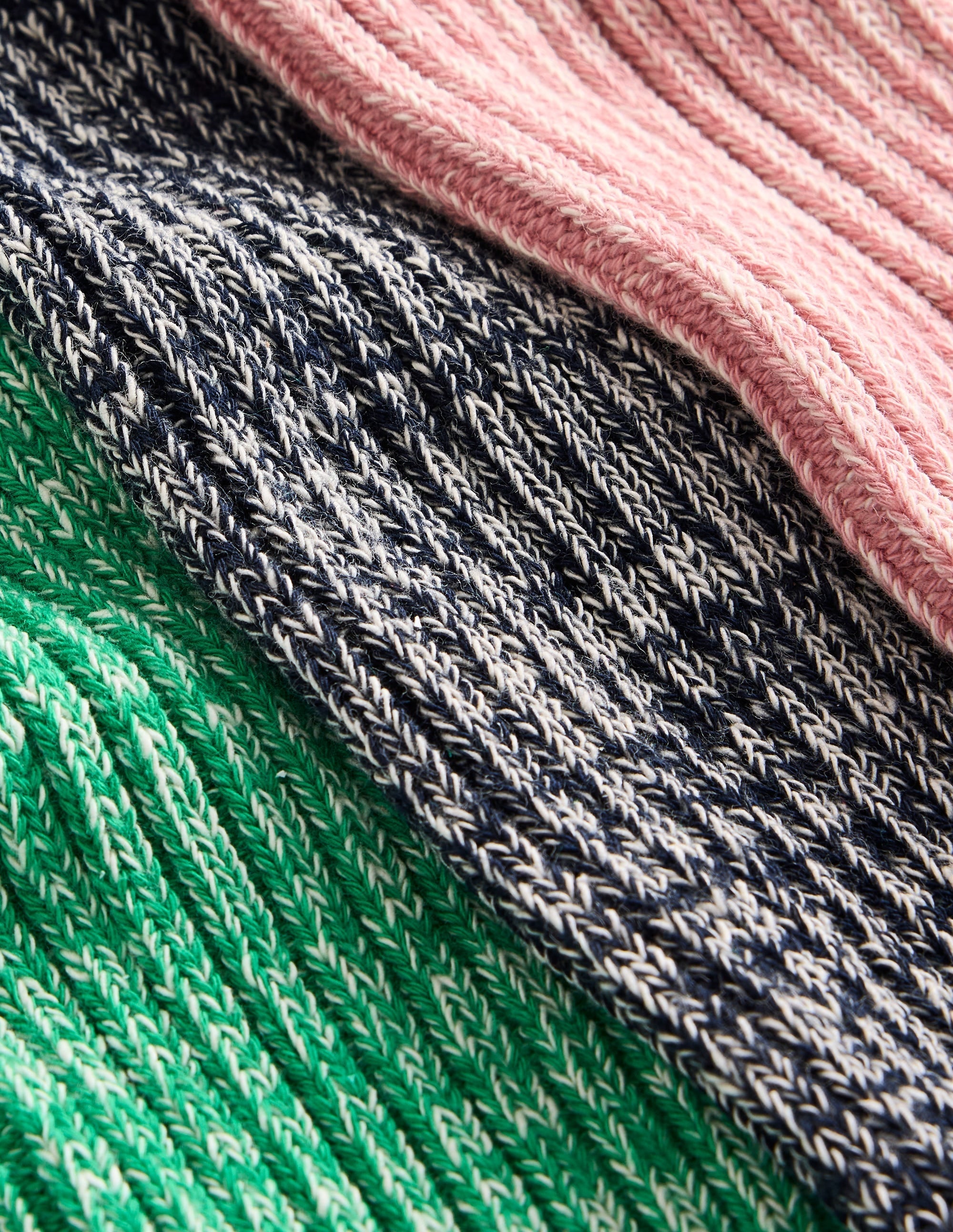 3 Pack Boot Socks-Mutli