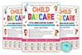 DIY Child Daycare Flyer With Tearoff Customizable Template