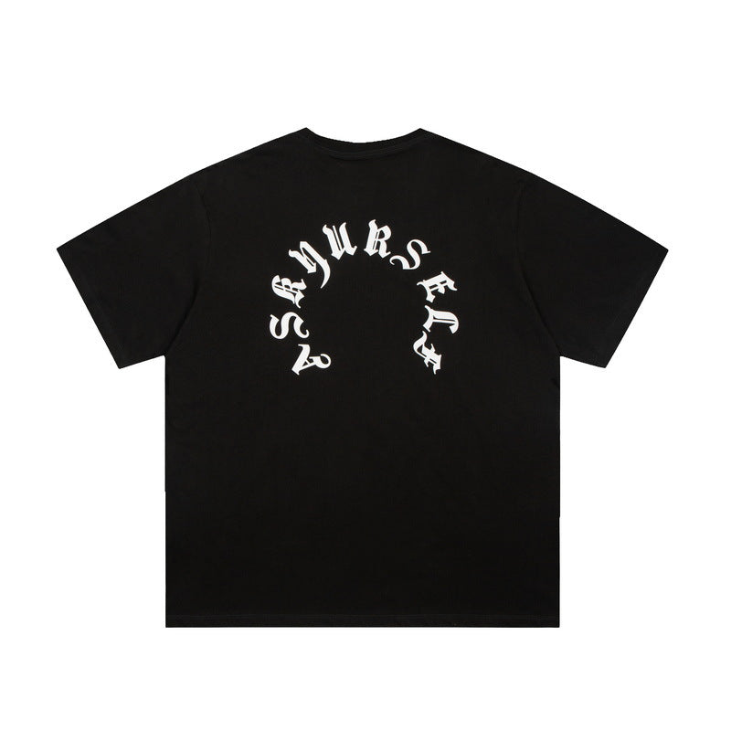 Askyurself T-shirts Loose Short Sleeve T-shirt