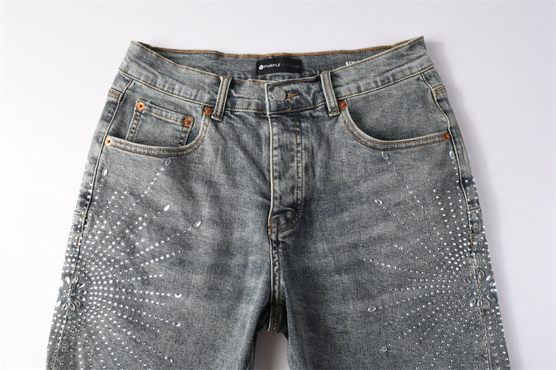 PURPLE  Fashion Jeans 5093